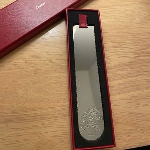 New Cartier Engraved Bookmark